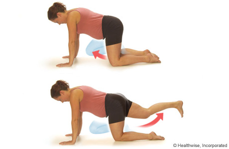 Leg-lift-crawl exercise