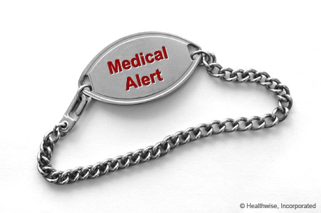 Medical alert bracelet