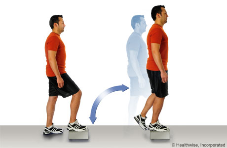 How to do step-up exercise.
