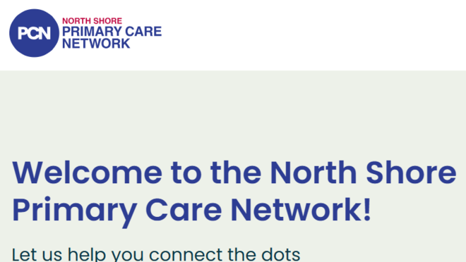 North Shore PCN website 